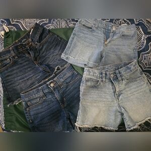 Girls size 8 Old Navy denim shorts